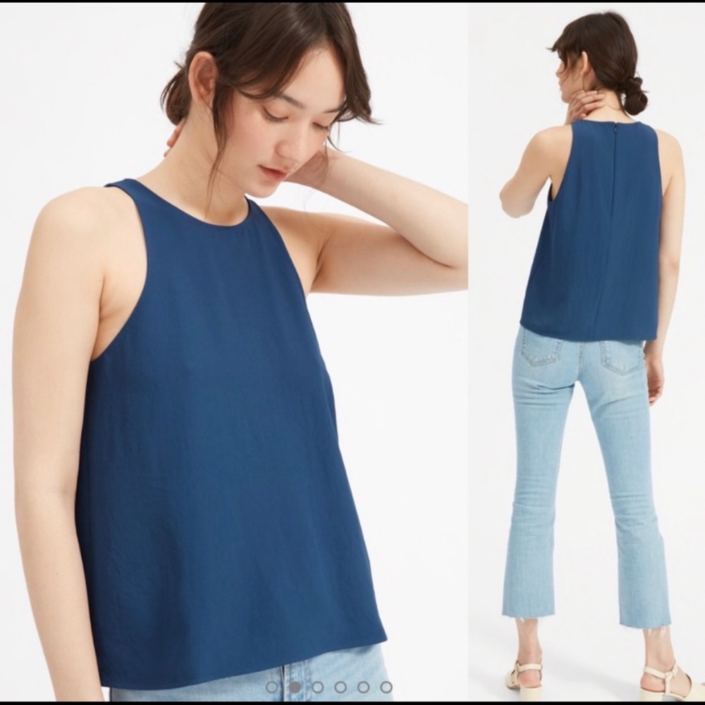 EVERLANE Japanese GoWeave High Neck Tank Sz 2